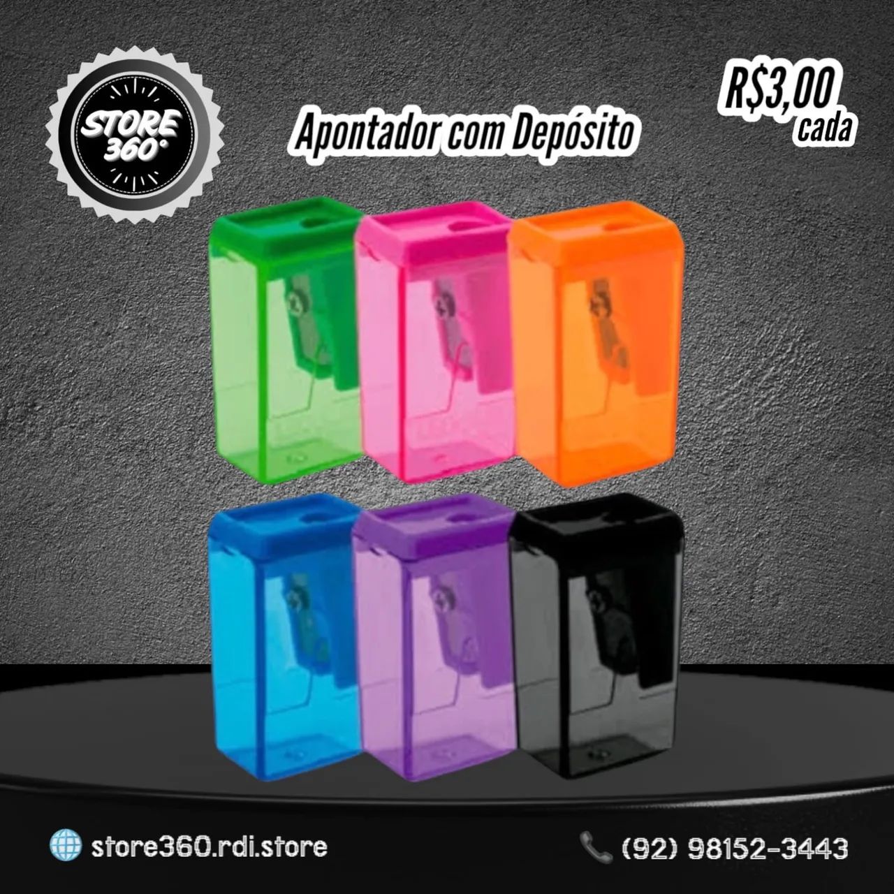 Pencil Sharpener with Storage