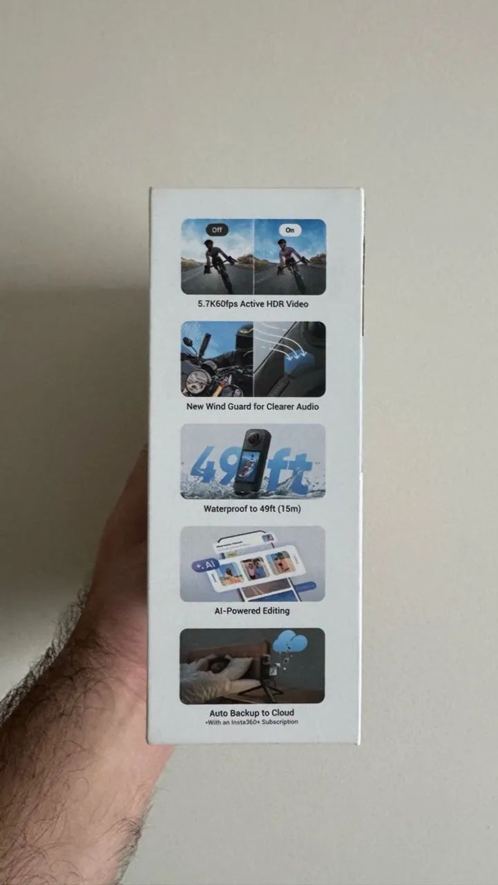 Câmera Insta 360 x5 - Foto 2
