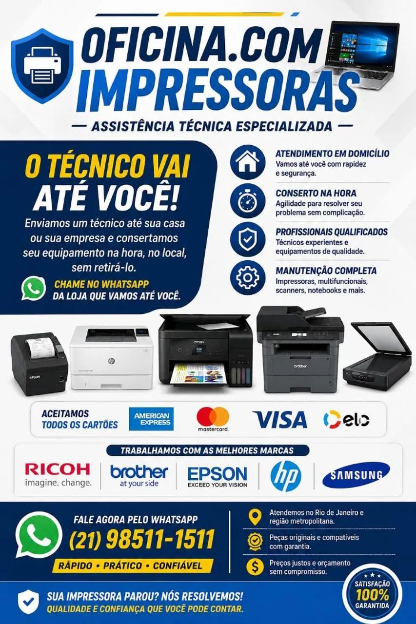 Conserto e manutenção em todos os equipamentos de informática
