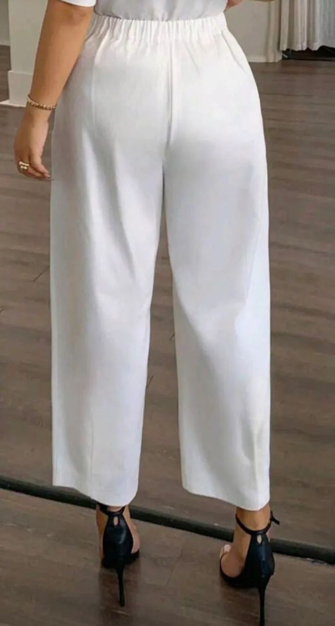 Calça larga coreana 3xl - Foto 4