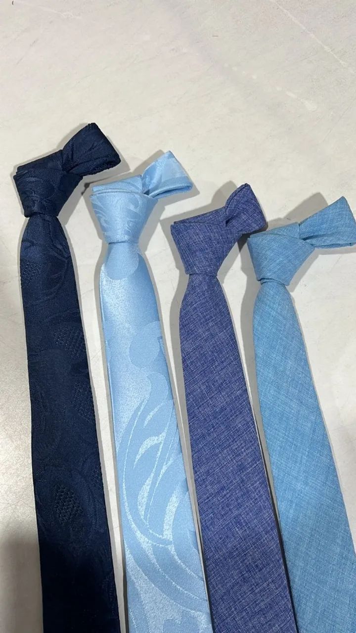 Gravatas masculina social slim  - Foto 2