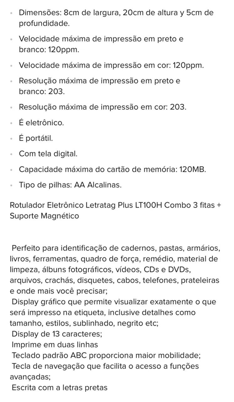 Rotuladora eletrônica  - Foto 2
