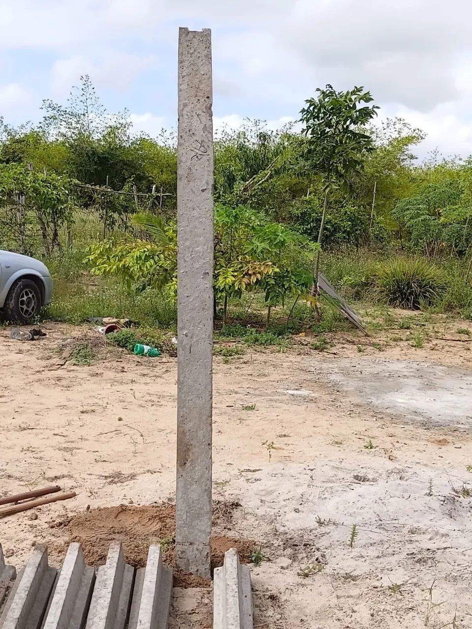 Estaca de concreto 
