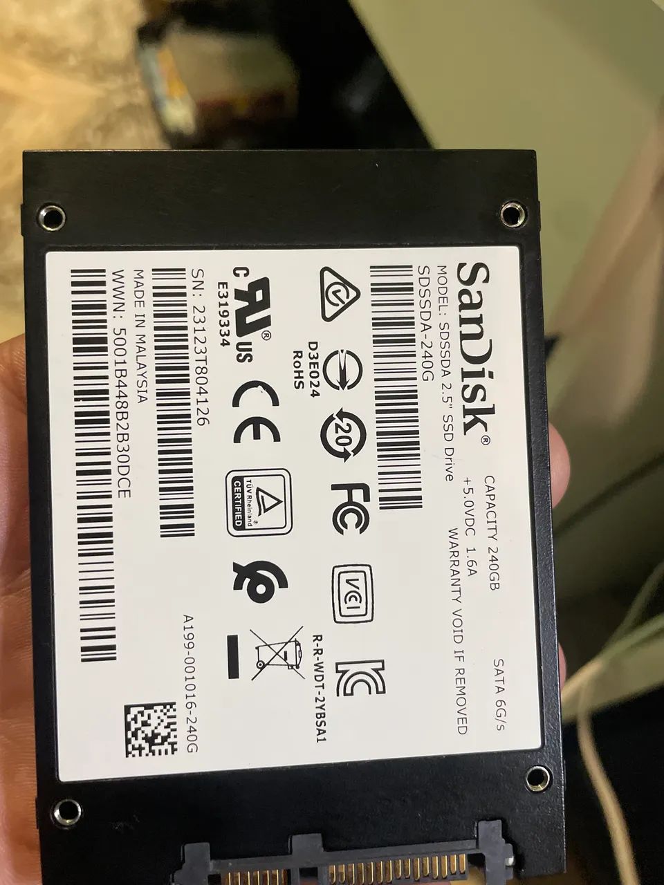 Ssd de 240 ele tá com 55% saudavel  - Foto 2