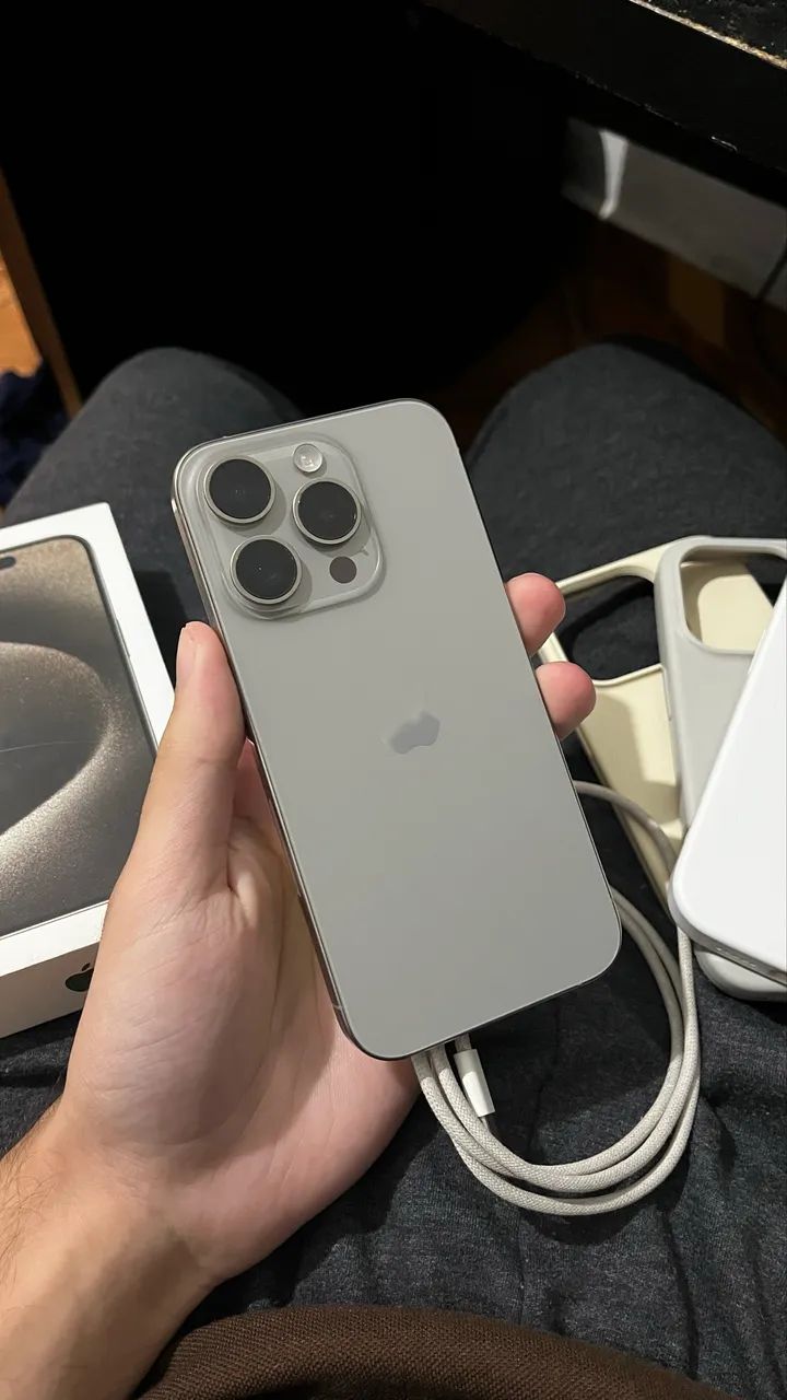 Iphone 15 Pro 128 pra sair rapido - Foto 2