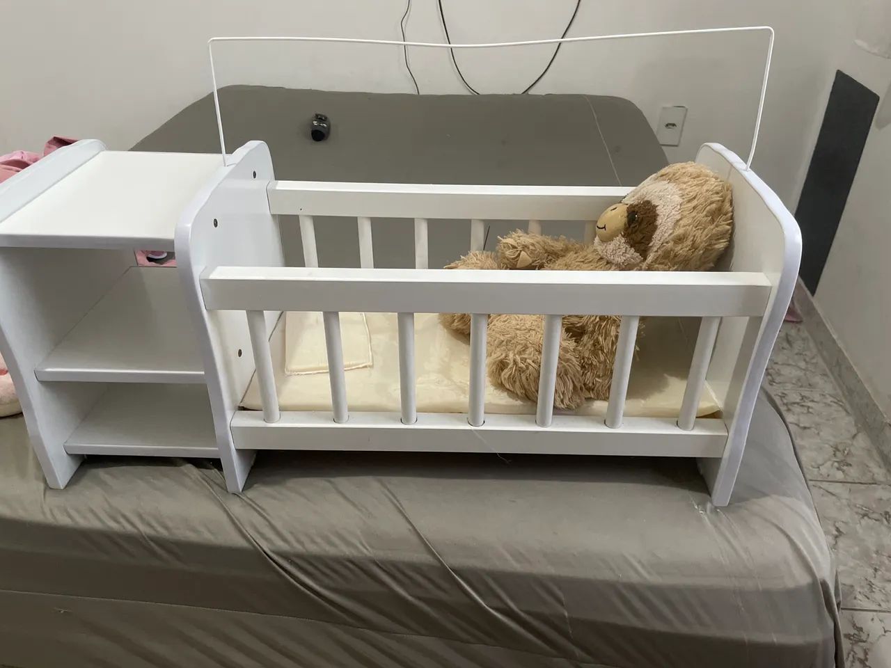 Berço para boneca , bebê reborde.