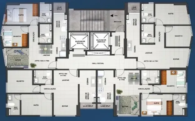 PLANTA 45m²