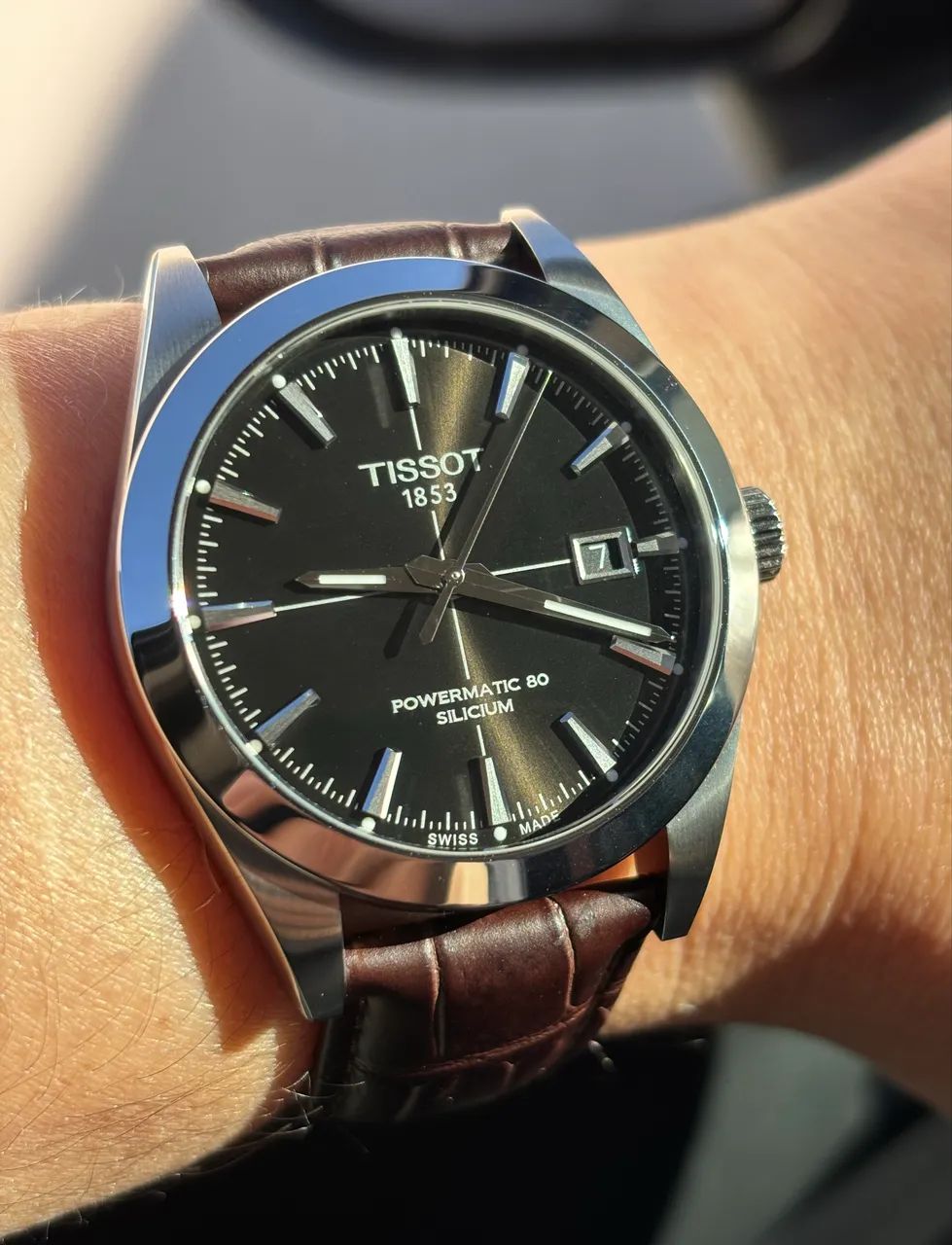 Relógio Suíço Tissot Gentleman Powermatic 80 - Foto 2
