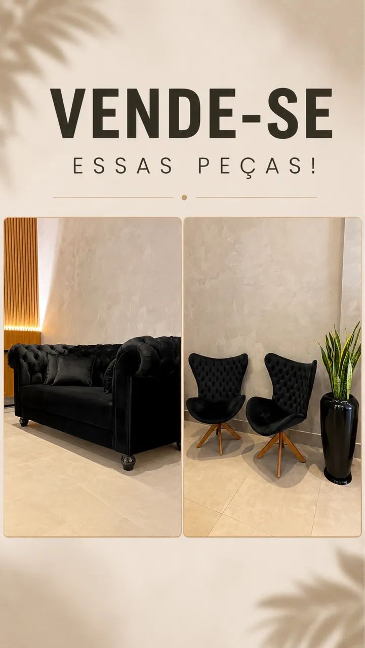 Sofá Capitonê e Poltronas  - Foto 3