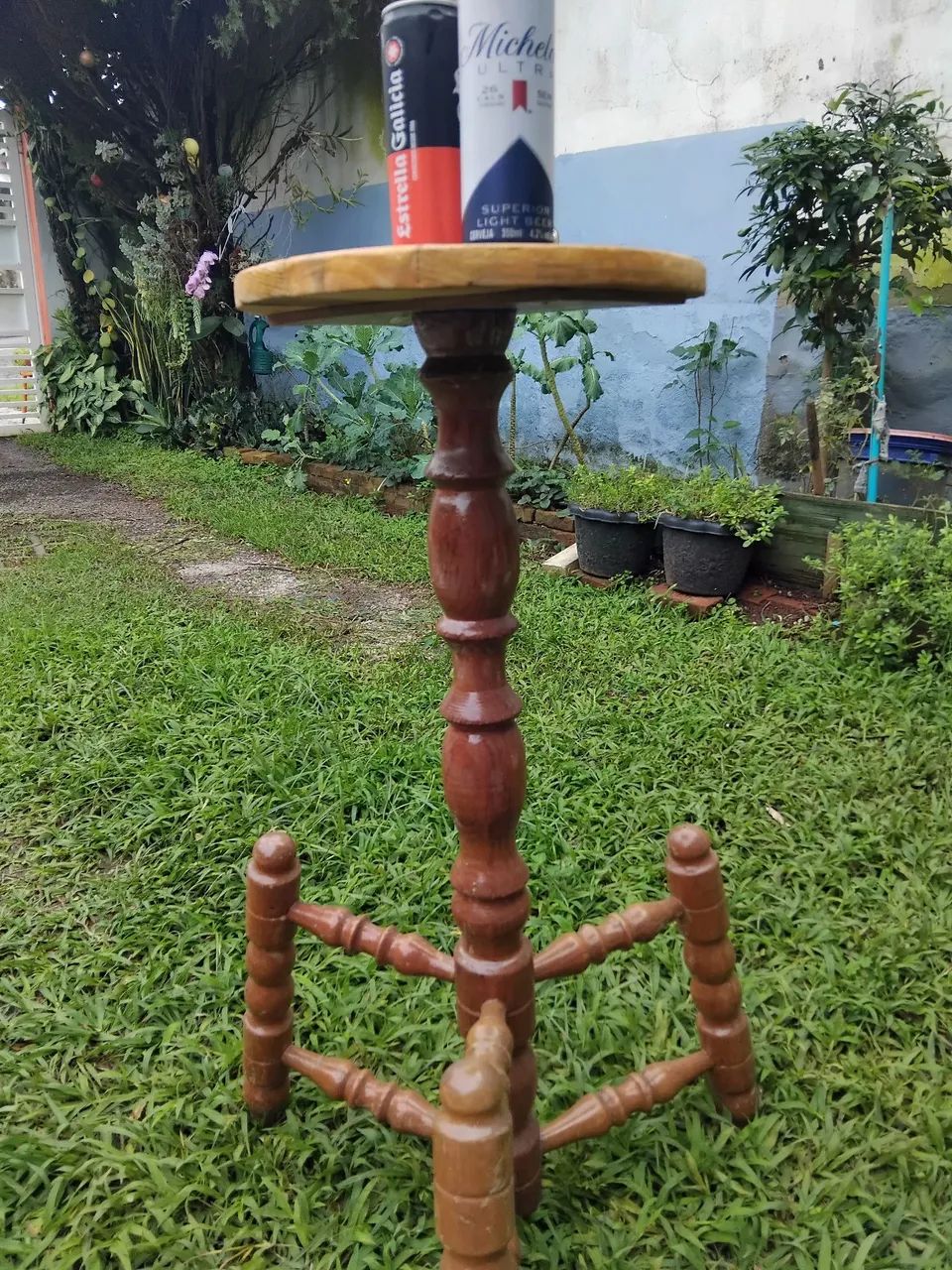 Mesinha alta artesanal  - Foto 3