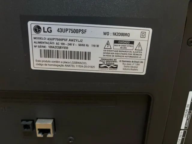 Smart tv 40 polegadas - RETIRADA DE PEÇAS - Foto 2