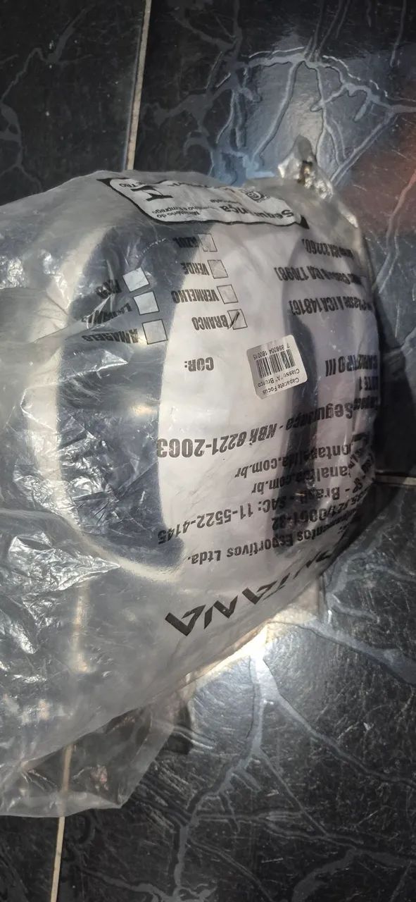 Cinturão de segurança + capacete novo na embalagem - Foto 4