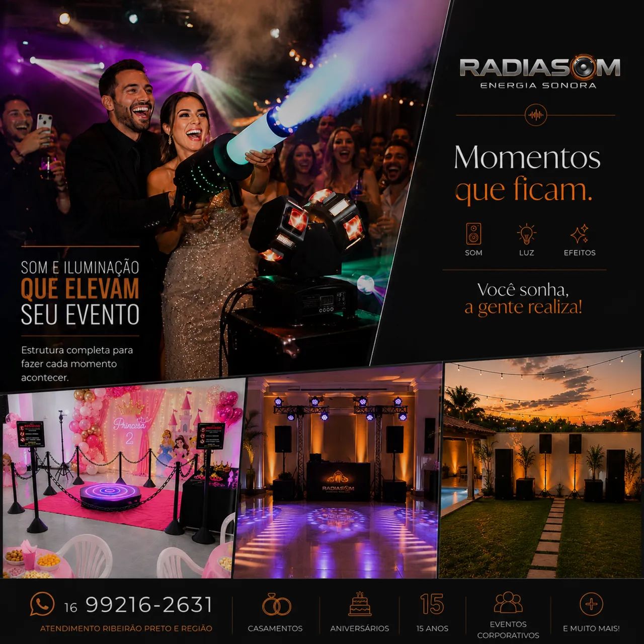 Locação de som, Iluminação e efeitos  - Foto 3