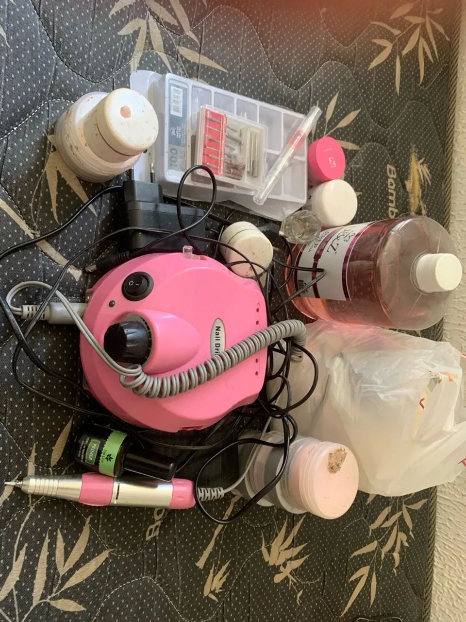 Kit para unha acrílica e gel 