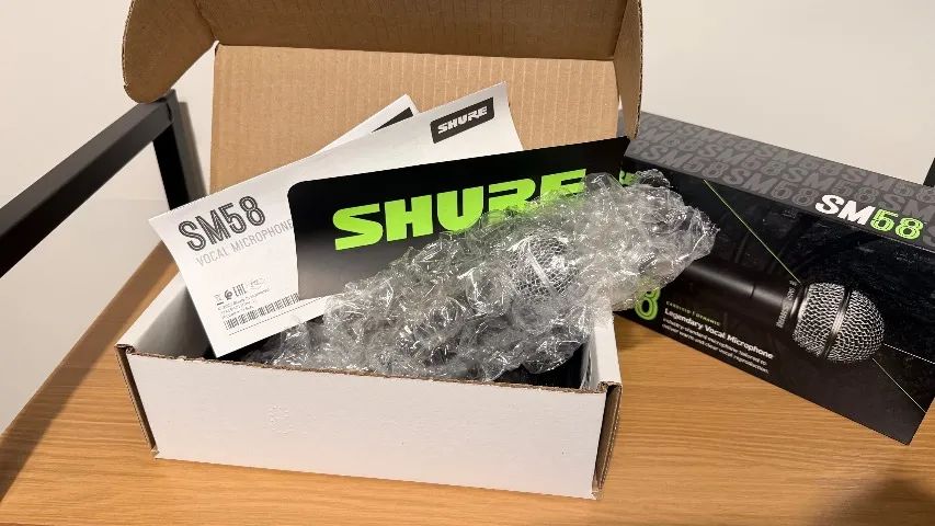 Microfone Shure SM58 - Novo - Foto 2