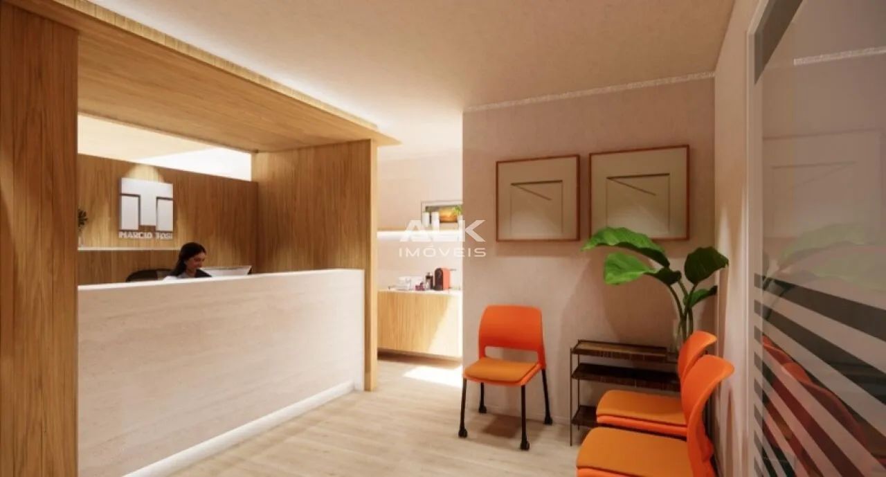 Cinjunto comercial, para venda e locação, mobiliado, com 58m² na AL Santos