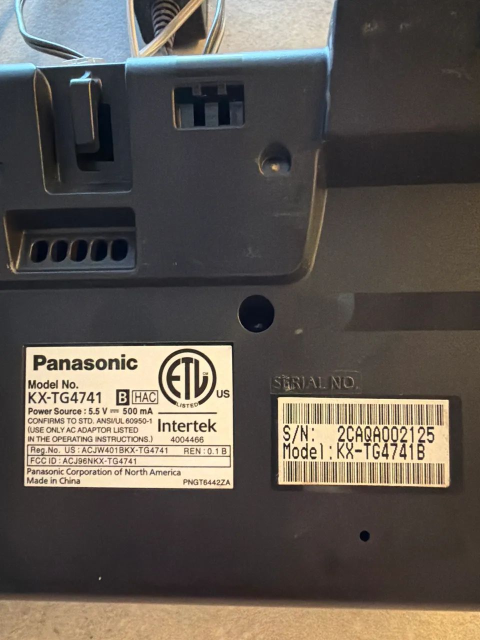 Telefone Panasonic KX-TG4741B, - Foto 2