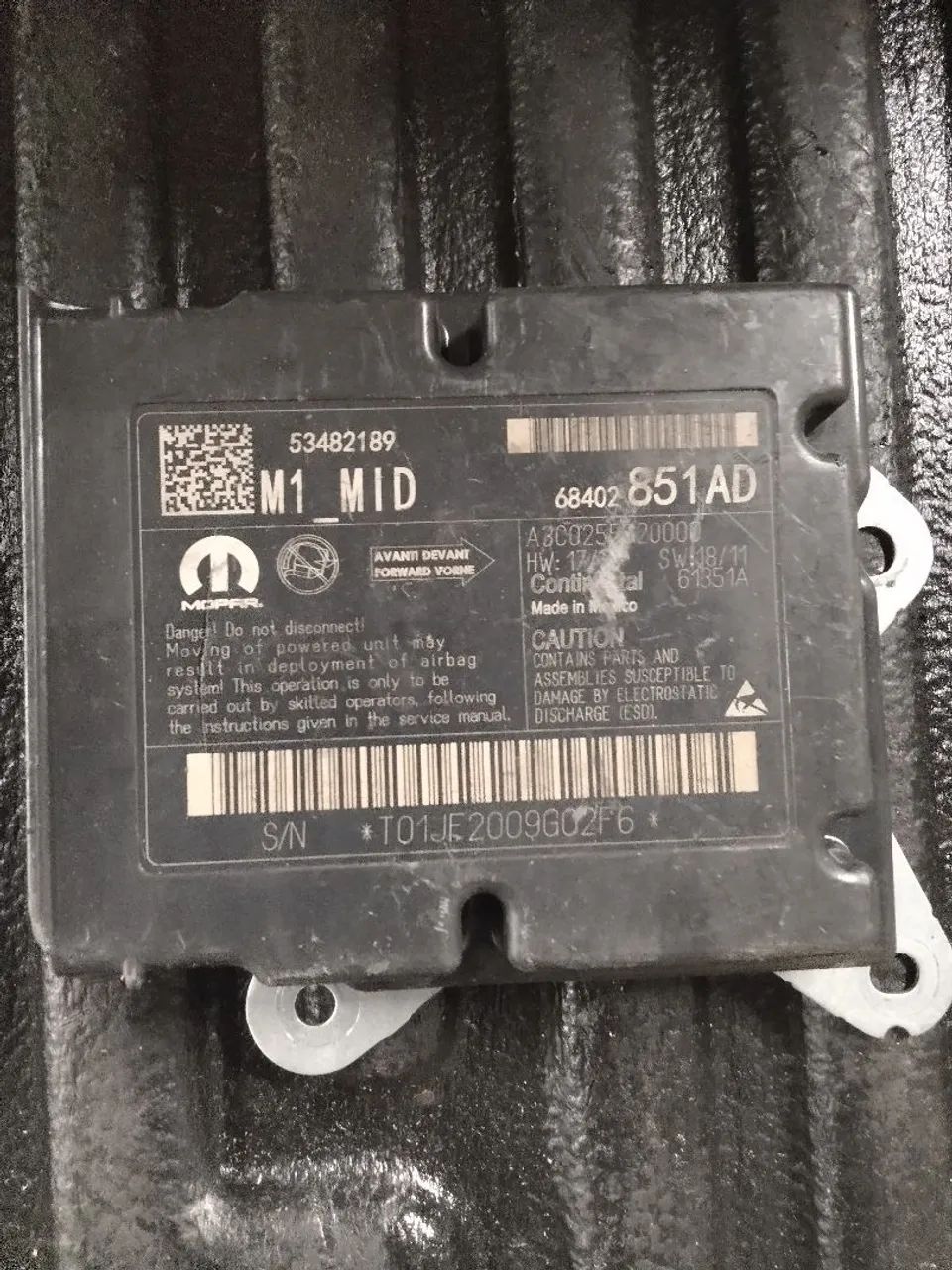 Modulo Airbag Compass 2020 68402851ad - Foto 2
