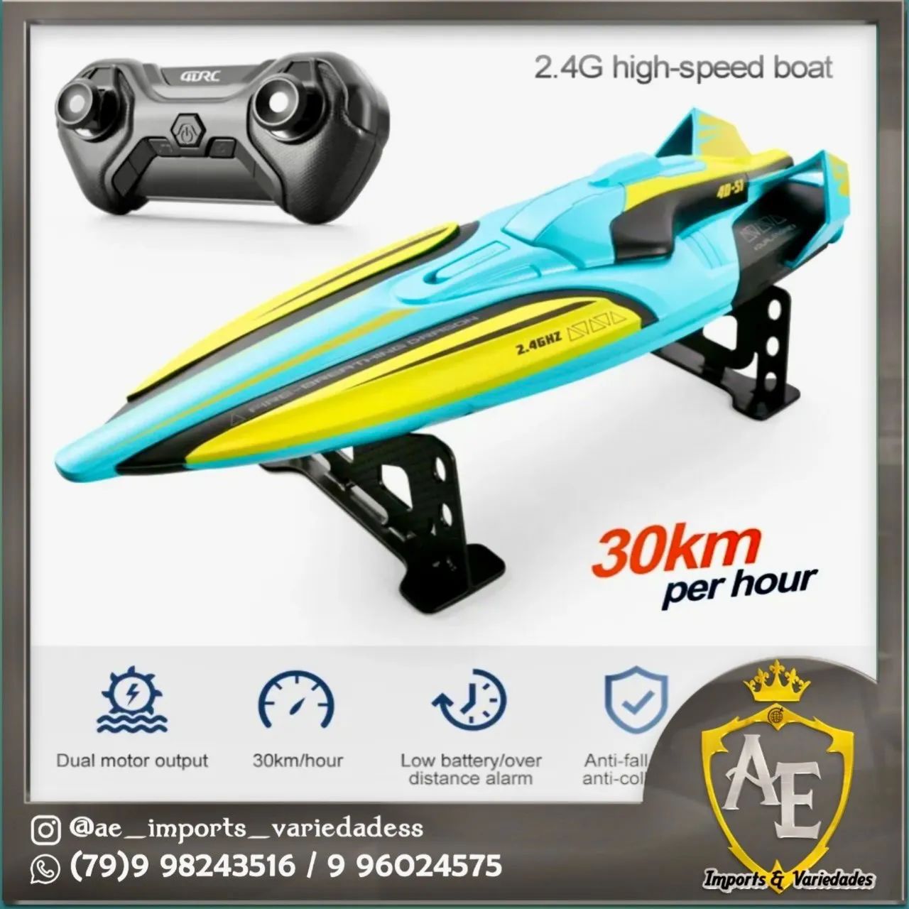 Barco controle remoto