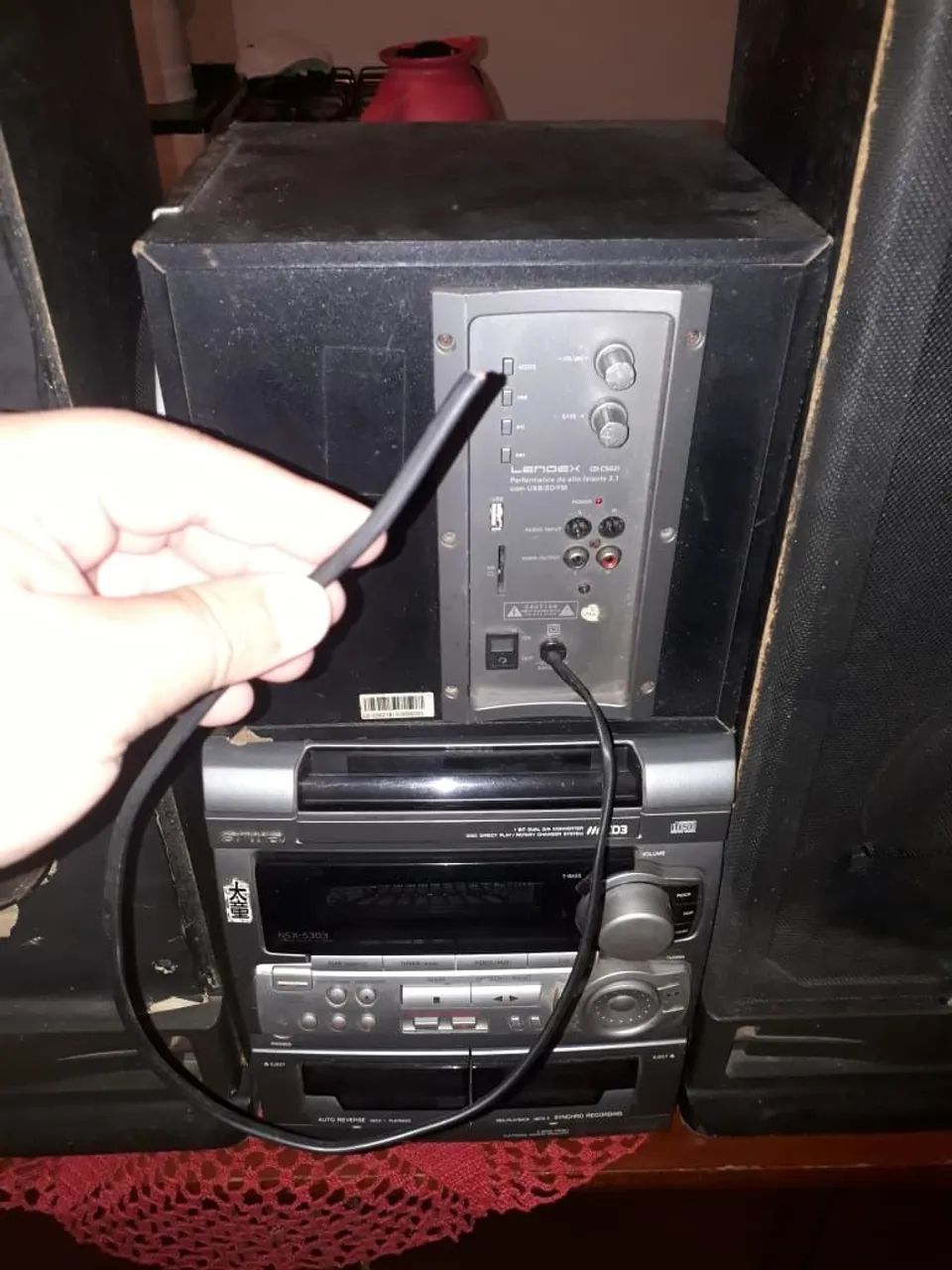 Vendo som antigo waiva 2caixas e uma de grave - Foto 3