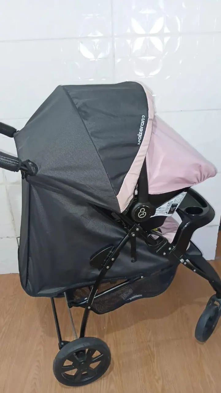 Carrinho Galzerano e bebê conforto  - Foto 4