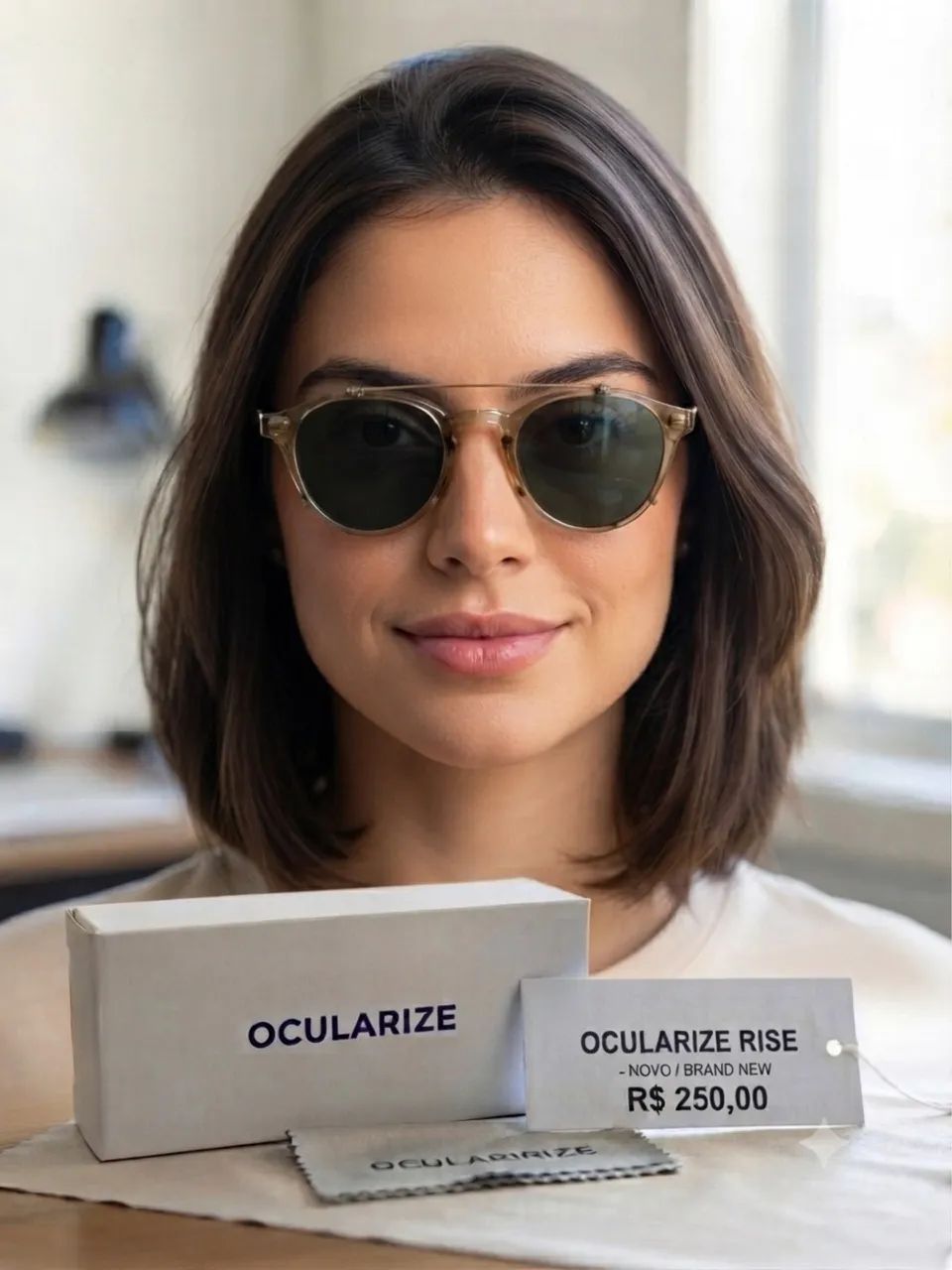 óculos de sol ocularize rise unissex novo