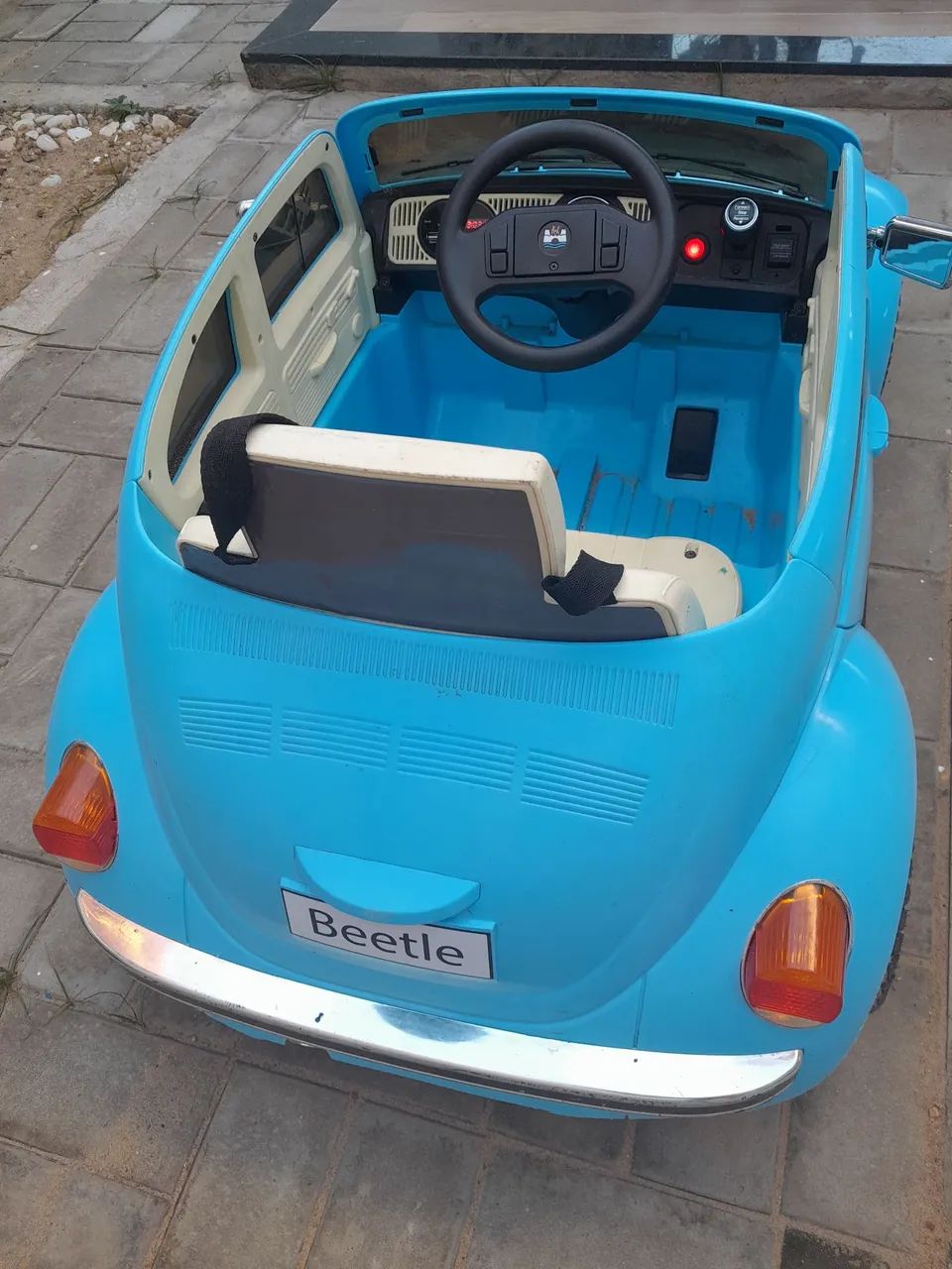 Carrinho elétrico infantil fusca  - Foto 3