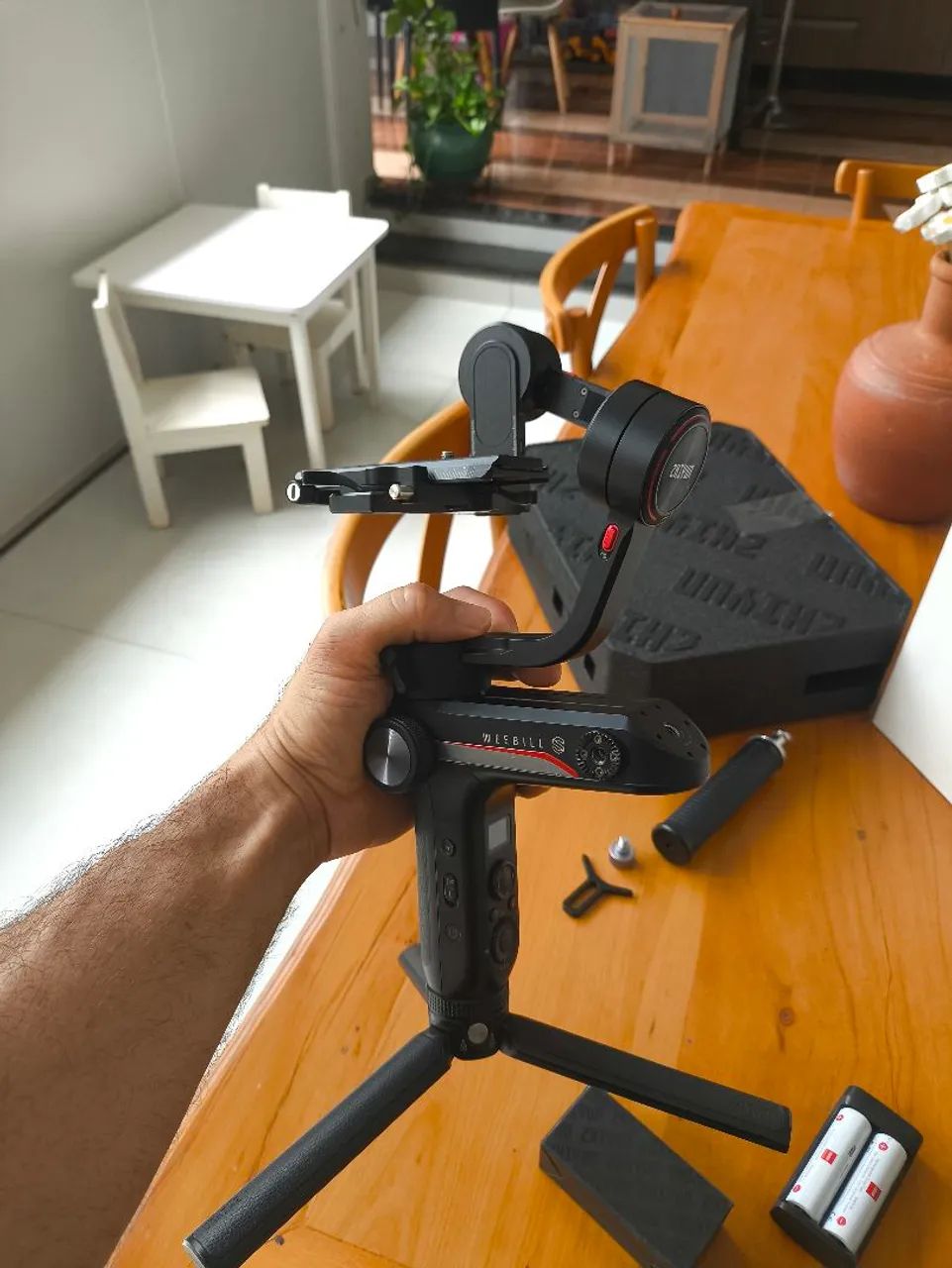 Gimbal Weebill S - estabilizador elétrico  - Foto 4