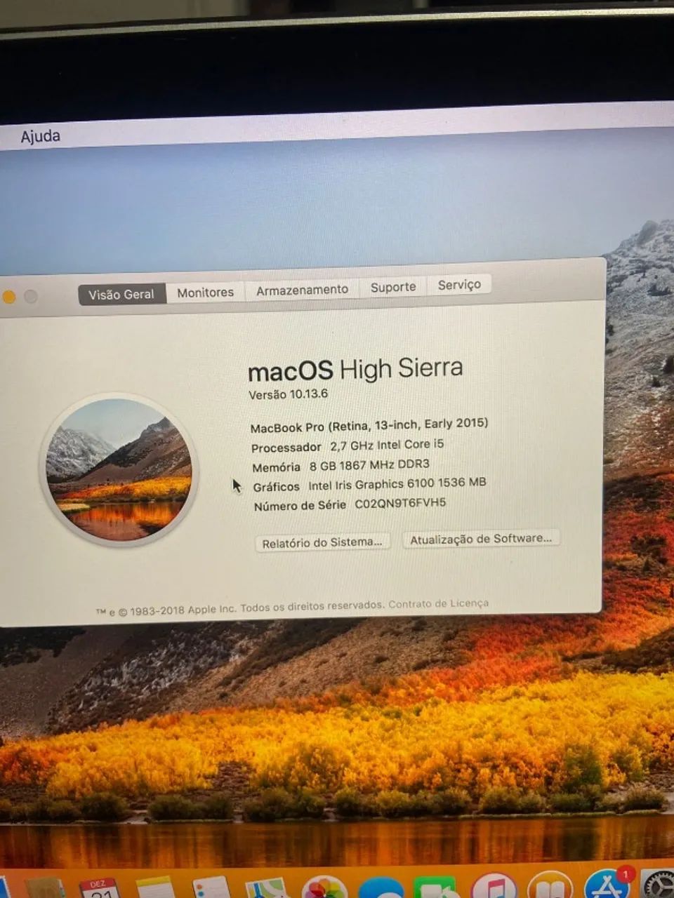 MacBook Pro 13インチ (Early 2015) 250GB Macbook Pro 13 2015 | Mercado Livre