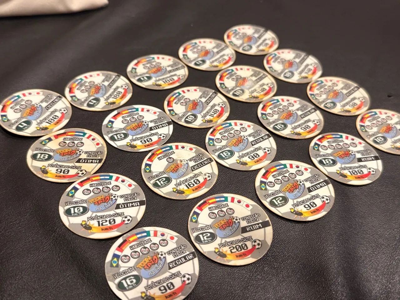 Lote tazos Copa Toon Prata  - Foto 4