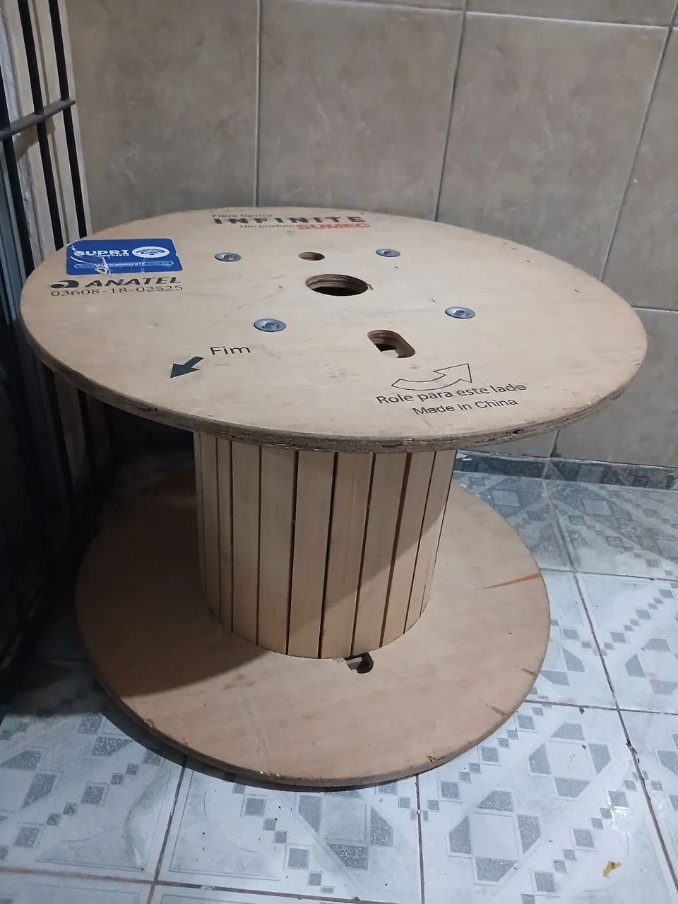 Carretel de madeira - Foto 2
