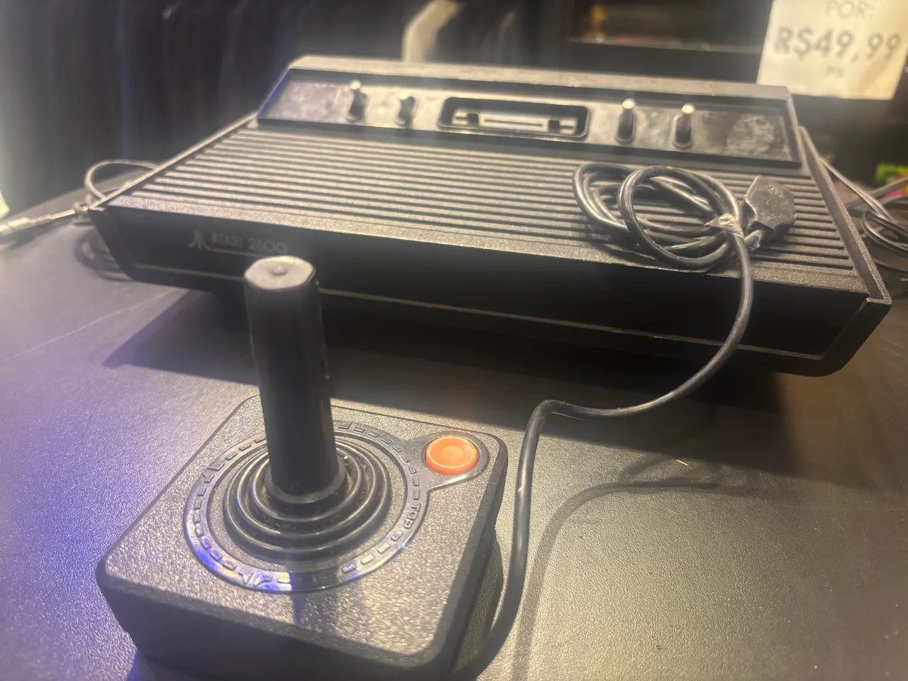 Atari 2600 2 jogos e 2 controles  - Foto 4