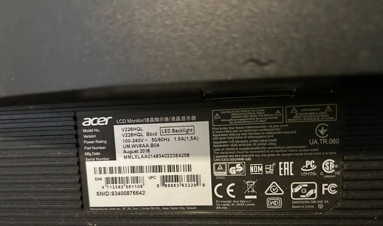 Monitor Acer LED 21.5 - Foto 4