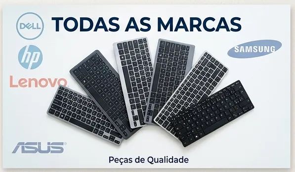 Troca de Teclado de Notebook - Todas as Marcas - Orçamento Grátis - Foto 2