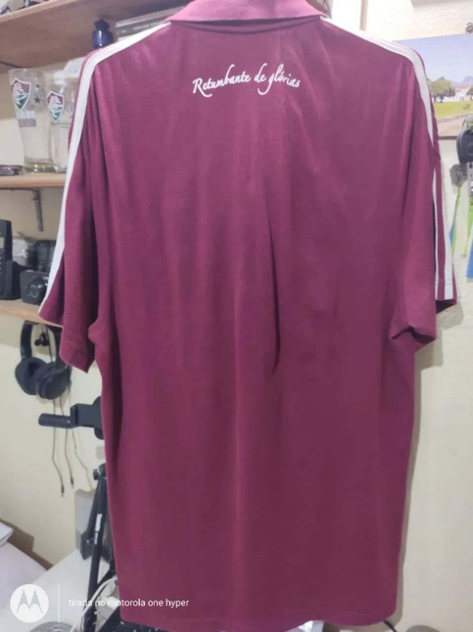Camisa Fluminense Grená Adidas ORIGINAL - Foto 2