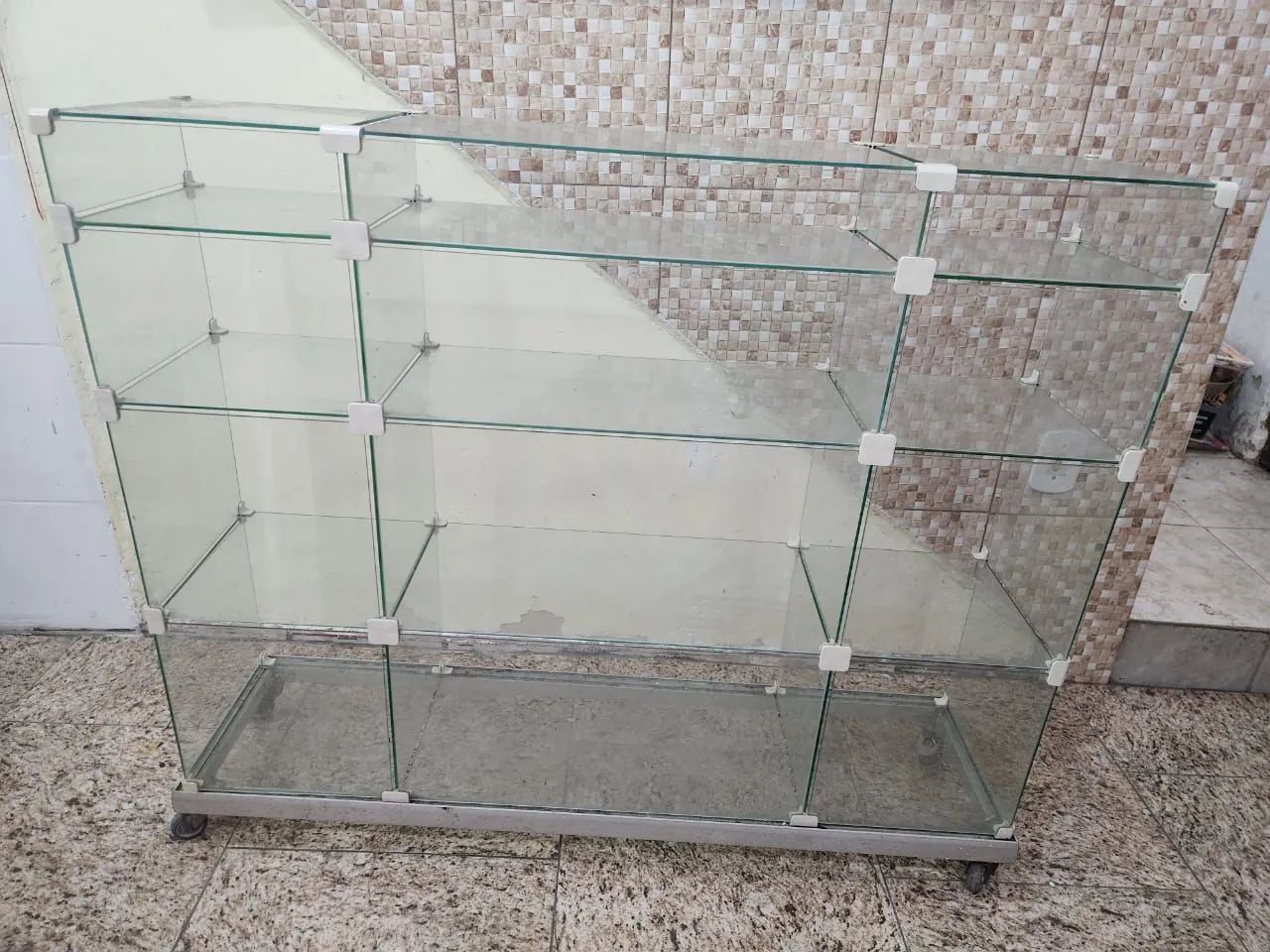 Vitrine de vidro 