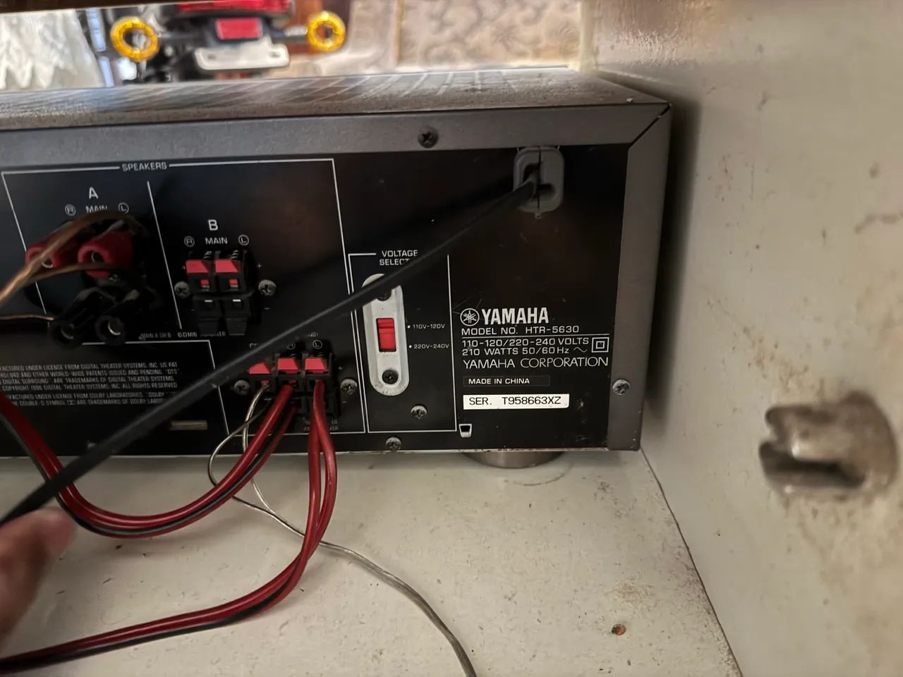 Receiver Yamaha HTR-5630 mais brinde  - Foto 4