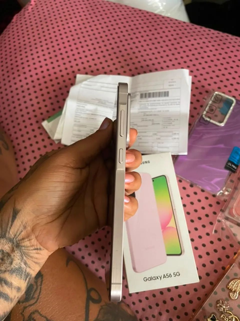 VENDO CELULAR A56 NA GARANTIA E NA CAIXA URGENTE  - Foto 5