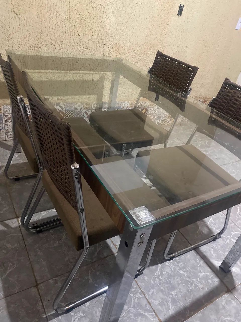 Vendo mesa de vidro super conservada  - Foto 2