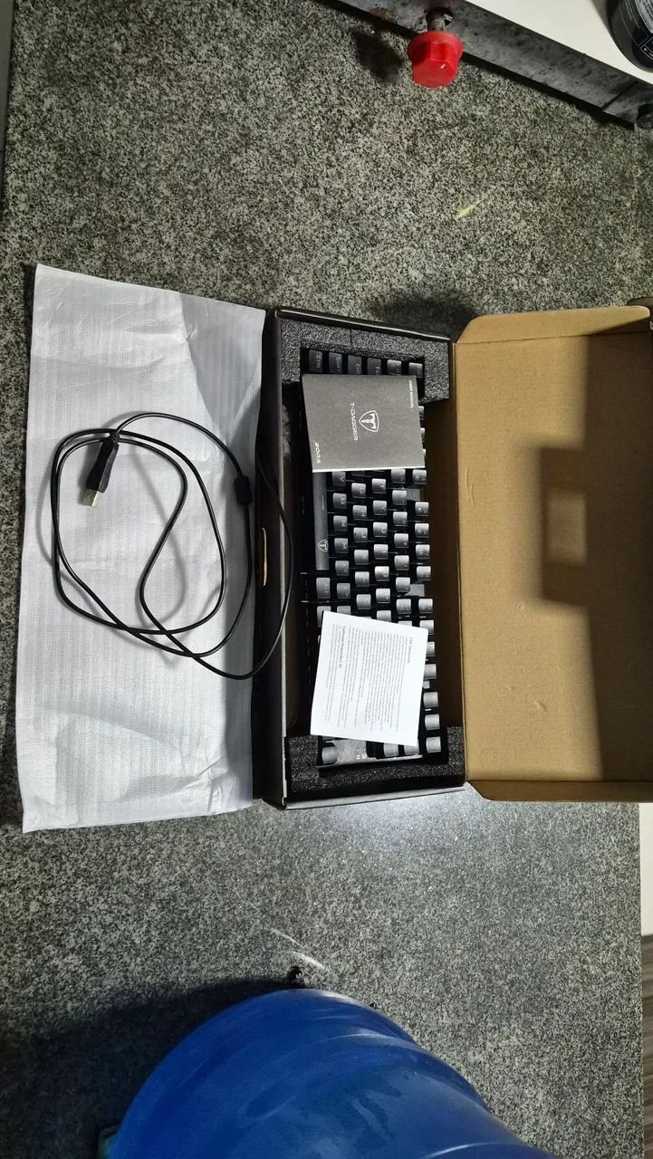 Teclado Mecânico Tdagger Bora switch Blue (usado) - Foto 3