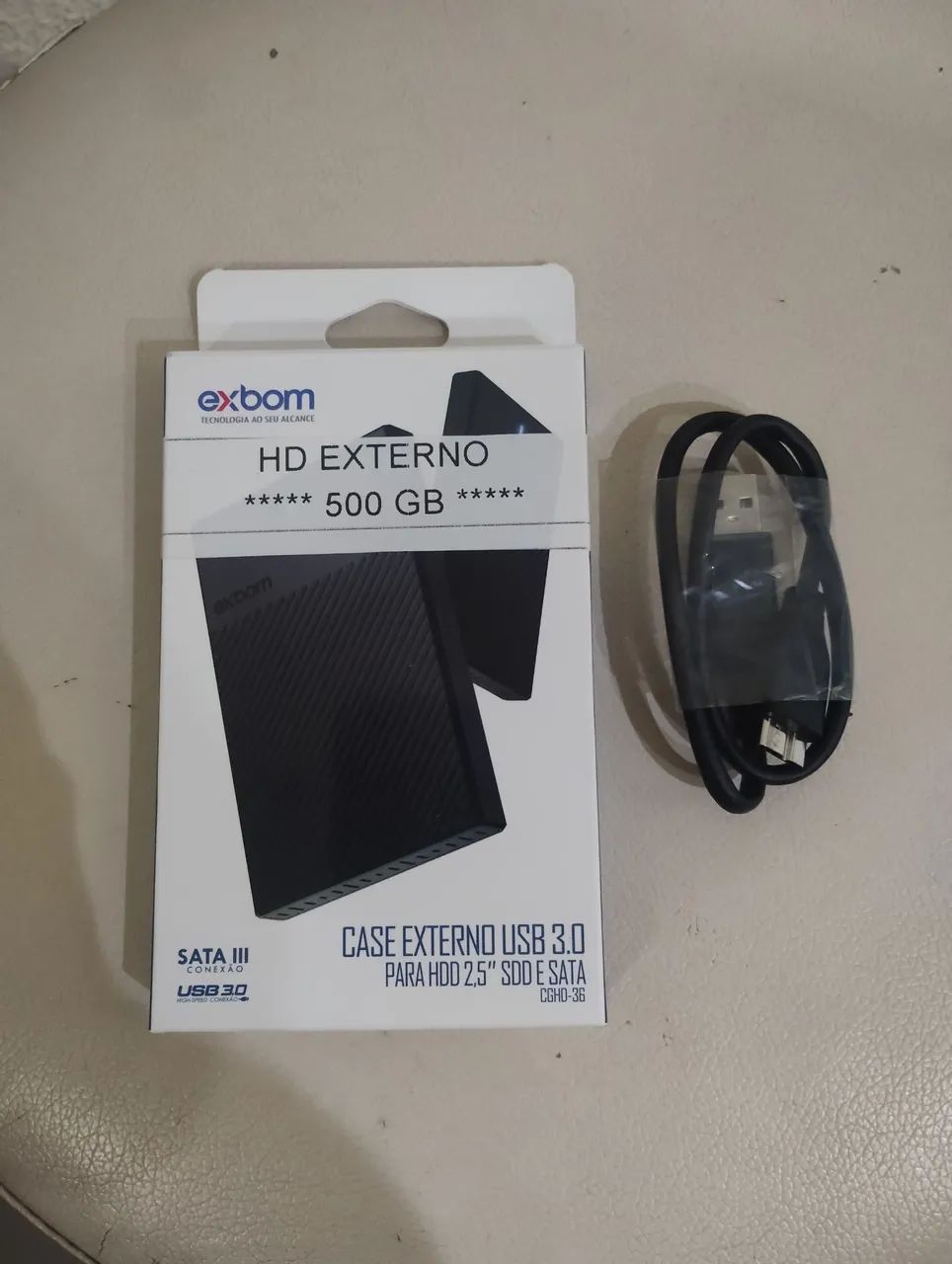 HD externo 500gb