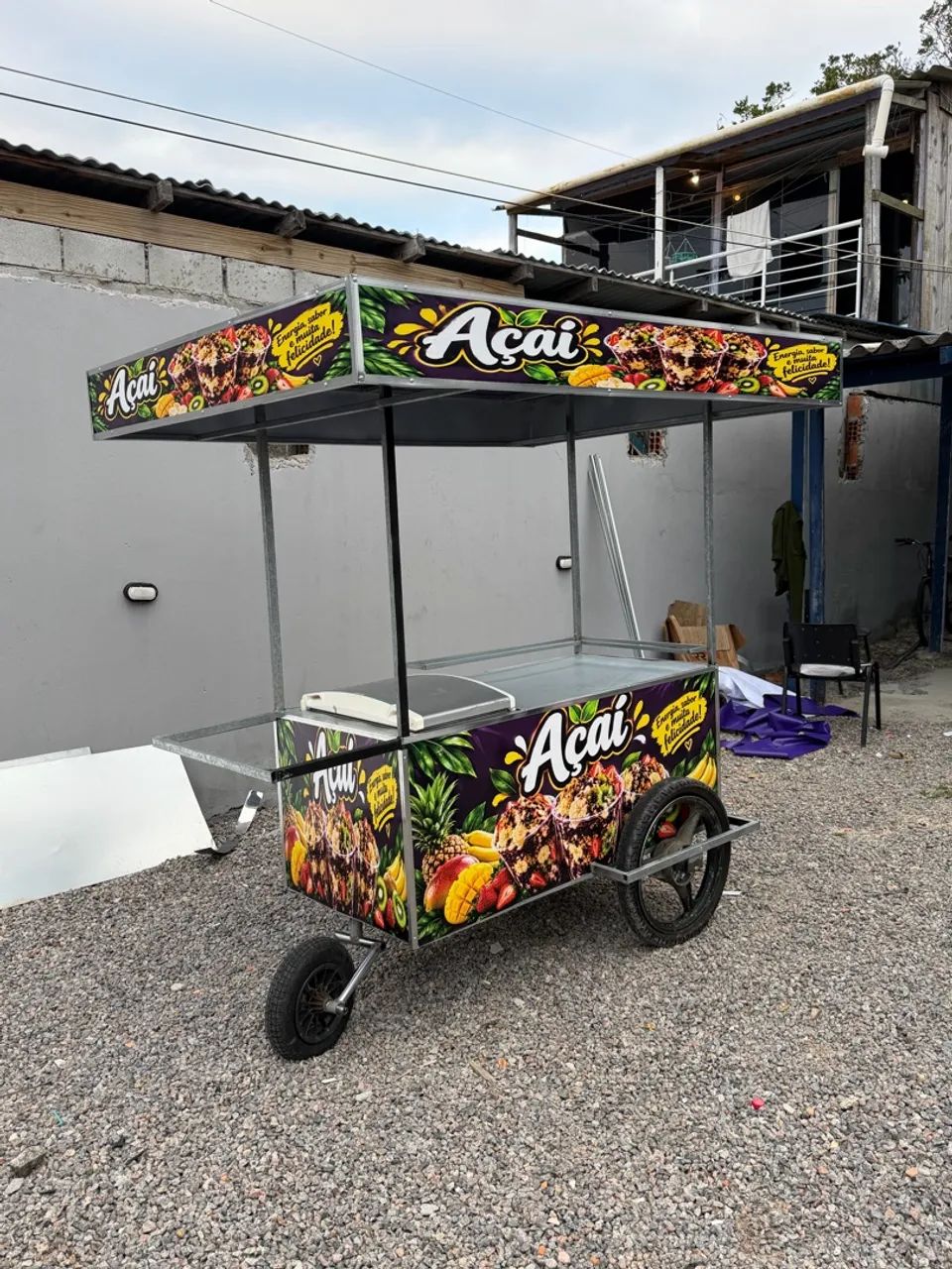 Lindo carrinho de açaí 