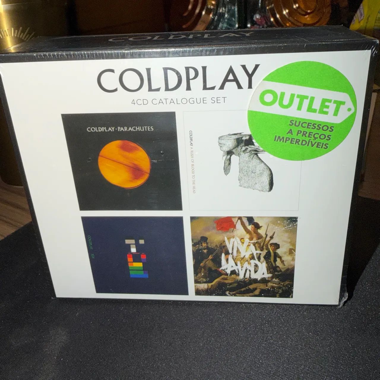 Coldplay Box 4 Cds Originais Lacrado