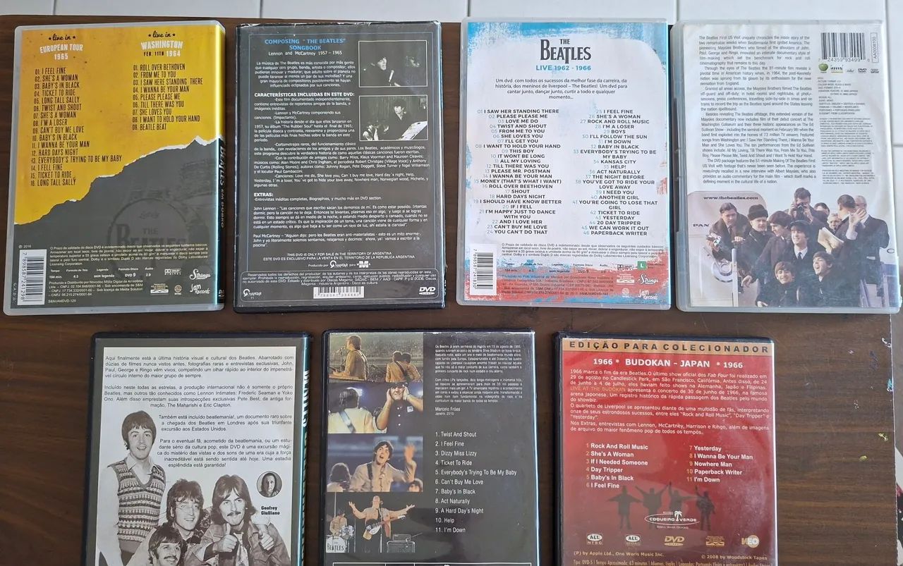 Coleção DVD The Beatles - CDs, DVDs etc - Aeroporto, Aracaju