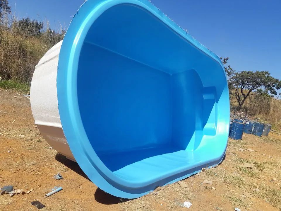 Piscina 6 MTS oval aquecida kit completo 