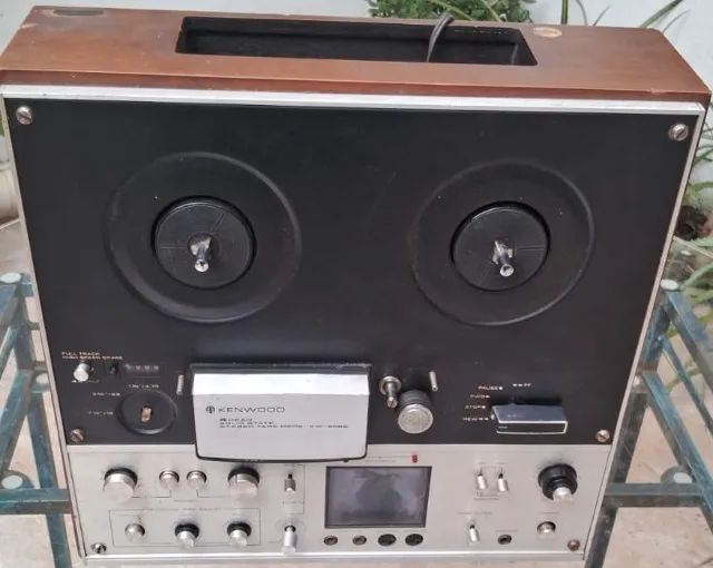 Gravador de Rolo 4 cabeças 02 canais Kenwood KW-5066 para reparo ou peças