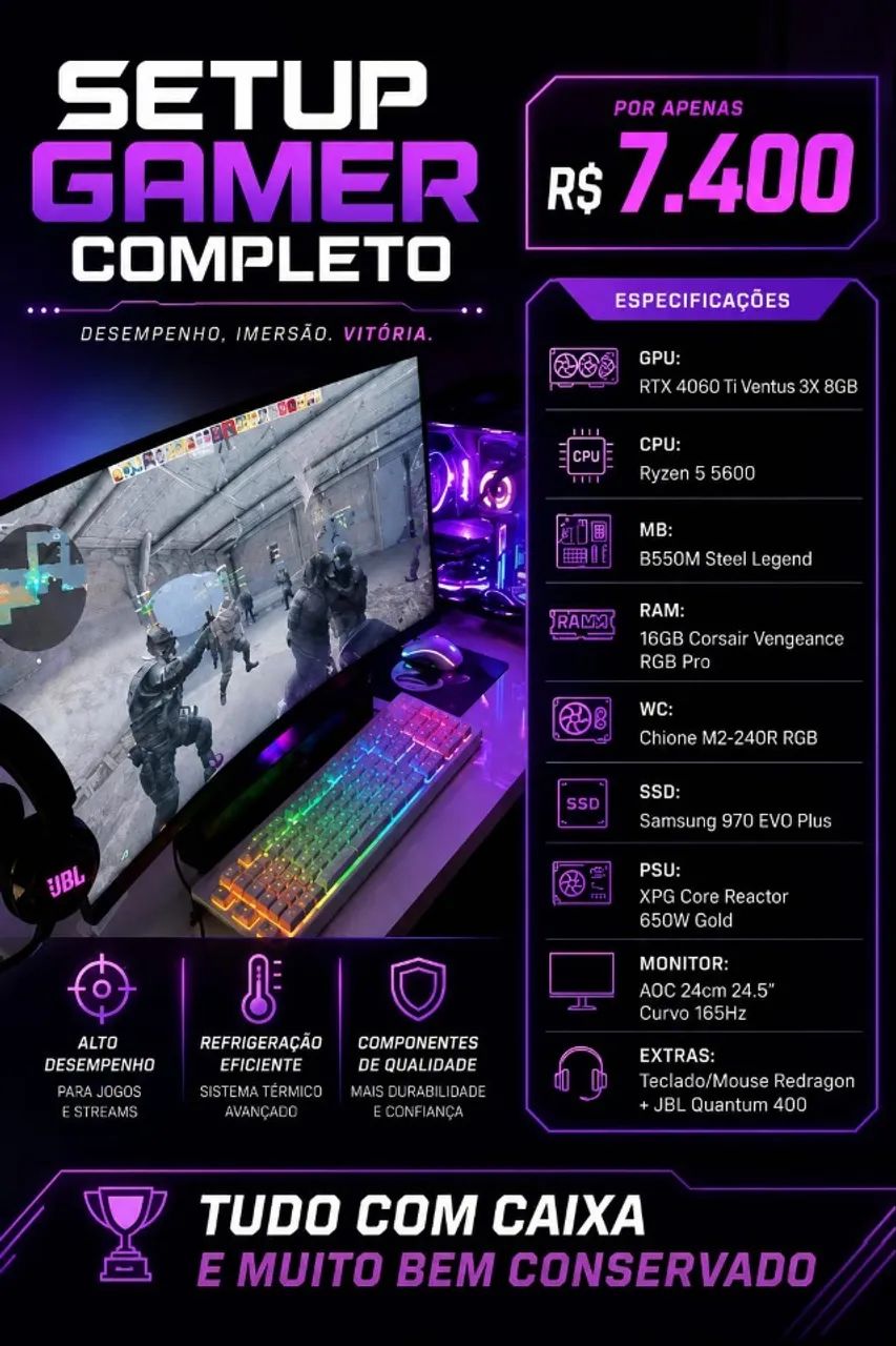 PC GAMER COMPLETO - Foto 2