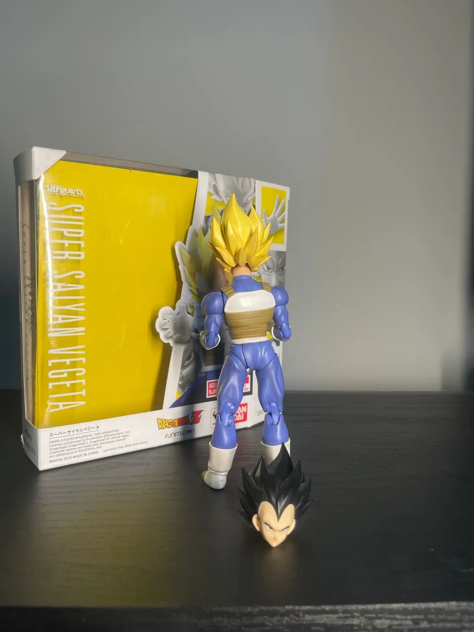 S.h figuarts Dragon ball - Super vegeta + head extra  - Foto 3