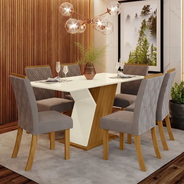 Mesa De Jantar Para 6 Pessoas