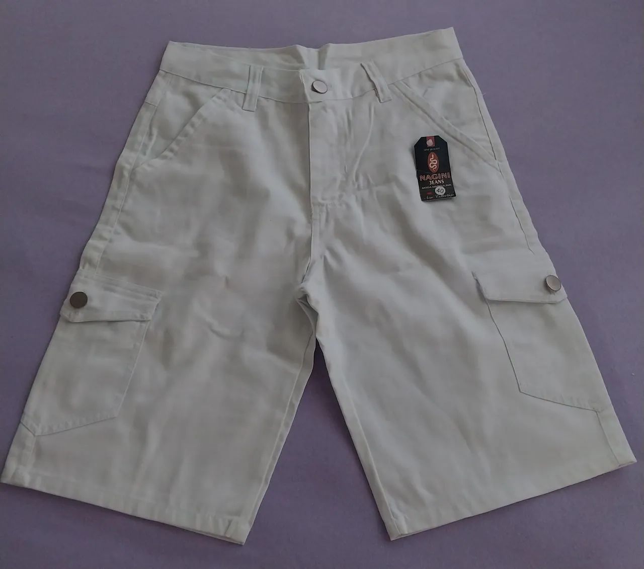 Vendo bermudinhas com cinto e uma bermuda masculina tamanho 40 - Foto 4